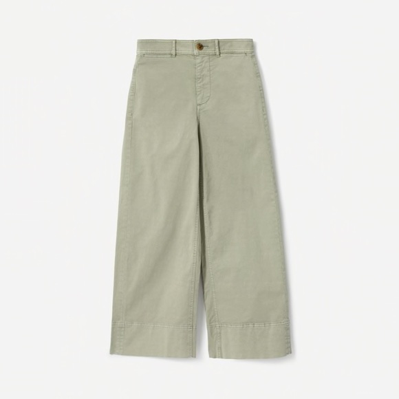 Everlane Lightweight Wide Leg Crop Chino - Picture 1 of 9